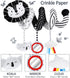 Joyreal High Contrast Baby Toys for Newborn, Black and White Baby Sensory Toys with Car Seat Toys,Infant Toys