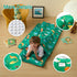 beeweed Toddler Nap Mat, Rollup Kid Sleeping Mat with Removable Pillow & Minky Blanket for Daycare Travel