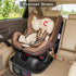 Gowhalle (Black--2pcs) Car Seat Protector, Non-Slip Rubber Padded Backing Seat Protector for Child Seats, Waterproof