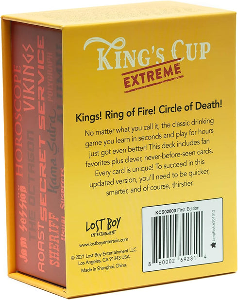 King’s Cup Extreme - Party Games - Card Games for Adults - Drinking Games - Game Night - Date Night - Couples Games - Travel Games - Laugh and Drink - Get Buzzed