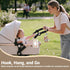 LOYMOK 3 Pack Baby Wipes Dispenser,Portable Refillable Wipe Holder Perfect for Travel and Home Use, On The Go Wipe
