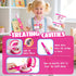 Set 3-5 4+ 5-7 ULOVEME Kids Dentist Play Pink with Braces /Removable Teeth /Retainer - Doctor Kit for Toddlers