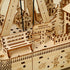 3D Wooden Puzzle for Adults, DIY Ferris Wheel Model Kit with Music Box for Creative Assembly