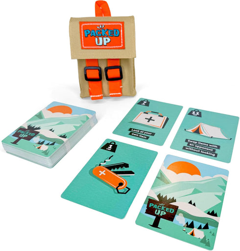Packed Up! The Fast-Paced, Memory & Strategy Card Game for Families & Kids 8+