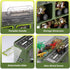 21 in 1 Dinosaur Truck Toys for 3-7 Year Olds, T-Rex Transport Car Carrier with 5 Pull Back Cars and 9 Dino Figures