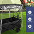 LOSCHEN Wagon Rain Wind Cover for Outdoor Garden Camping Picnic Wagon Stroller Waterproof,Folding Trolley Cart