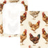 CZXW 52" 28" Farmhouse Roosters Crib Sheets Fitted x Natural Cotton Soft & Breathable for Baby Crib Mattress