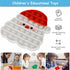 AIZIXIN Christmas Pop Bubble Fidget Sensory Toys, Santa Claus Squeeze Sensory Toys, Christmas Novelty Gifts for Kids
