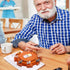 Exqline Wooden Hub for Mexican Train Dominoes Accessories with Felted Bottom - Solid Pine Mexican Train Game