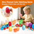 2-4, Set 8 Counting Eggs,2-3 hahaland Dinosaur Toys for Toddlers Montessori Learning Toy Matching Train with Dinosaurs