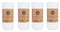 Organic Cotton White Swaddle Blankets - 4 Piece Set of Organic Gauze