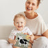 Soft Baby Book with Touch and Feel Pages, Cute Sensory Book for Babies 0-6 Months, Perfect for Baby Showers