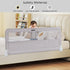 59" INFANS Bed Rail for Toddlers, Foldable Safety Baby Crib Rail Fit for Kids Twin, Extra Long Swing Down Bed Guardrail