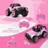 Carox Remote Control Car for Girls - Pink RC Car with Doll and Sticker, 1:16 Scale, Rechargeable Battery, Birthday Gift