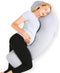 Momcozy Pregnancy Pillows for Side Sleeping, J Shaped Maternity Body Pillow for