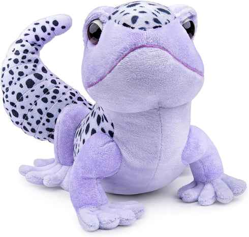 Frankiezhou Home 17inch Purple Leopard Geckos Plush - Lifelike Leopard Geckos Lizard Stuffed Animal, Simulation Geckos