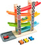 WOOD CITY Toddler Toys for 1 2 3 Years Old, Wooden Car