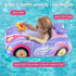 BOffer 3D Swimming 12-18, 12-24 2-3, 3+ Baby Pool Float with Car Design, PVC Baby Swim Float, Toddler Pool Float