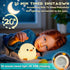 DREAMING MY DREAM Cute Duck Lamp,Do Do Duck Night Light,Silicone Squishy Nursery Bedside Lamp,USB Rechargeable Touch