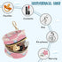 YETTASBIN Seashell Portable Pacifier Holder Case with Metal Hook Buckle & Zipper for Diaper Bag and Stroller, Versatile