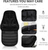 BASILKIT Universal Stroller Footmuff for Baby, Winter Baby Stroller Bunting Bag, Warm Soft Ultra-fine Fleece Stroller