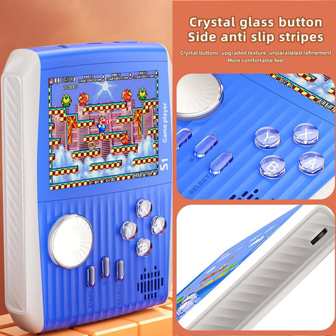 Portable Handheld Game Console with 666 Classical FC Games, 3.0" Color Screen, Retro Mini Video Games for Boys Girls