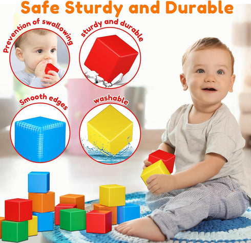 Magnetic Blocks for Toddlers - Creative Learning Toys for 2-8 Year Old Boys and Girls, Classroom Must Haves, Sensory