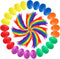 Augshy 60 Pcs Egg Shaker Musical Instruments for Kids, 36 Packs Maracas