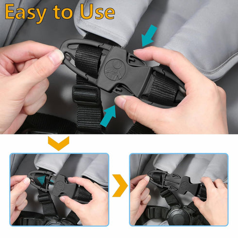 6.93" 3.98" 0.87") Child Car Seat Chest Harness Clip Replacements Universal Replacement for Kids, Toddler, Stroller