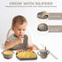 Generic Set SiliFeed Silicone Baby Feeding Durable, Non-Toxic Mealtime Kit with Suction Bowl, Bib, Placemat, and Soft