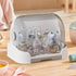 Nuytghr 12.4 Inches Baby Bottle Organizer - Drying Rack for Feeding, Removable Holder with Large Capacity and Easy
