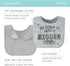 The Peanutshell Terry Bib Set for Baby Boys, 10 Pack for Feeding, Teething, & Drooling, Dinosaur