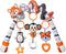 TUMAMA KIDS TUMAMA Black and White Baby Stroller Arch Toys, Removable Spiral Hanging Rattle