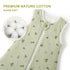 Nivolltha 1.5 100% 3-6 Super Soft TOG Sleep Sack, Organic Cotton All Season Warm Baby Wearable Blanket for Months