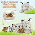 5 Babies,18-inch Muiteiur Piece Lynx Stuffed Animals, Soft Bobcat Stuffed Animals with Cute Plush Toy for Kids Girls
