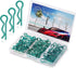 KCRTEK 50Pcs RC Body Clips - Green Clips for 1/10 1/12 Scale Redcat HPI Himoto HSP Exceed RC Car Parts Truck Buggy