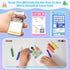 Set, GAKICO Rainbow Scratch Art for Kids: Creative Squeegee Painting Kits, Rainbow Scratch Paper Art Squeeze Magic