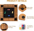 1-4 16 Pub12 inches BIVOMON Shut The Box Dice Game Players Wooden Board Table Math Game for Kids Adults, Classic Dice