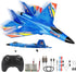 RC Plane Remote Control Glider, 2.4 GHZ, 2 Channels, Easy to Fly Fighter, Automatic Balance Gyro for Kids Adults