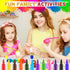 24 Pcs DIY Easter Eggs for Kids with 12 Color Markers, White Squeeze Creamy Slow Rising Balls