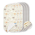 6 Pack, 100% TILLYOU Waterproof Changing Pad Liners Cotton Reusable Cloth Diaper Liners, Pet