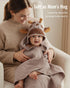 2 Pack, Blissful Diary Muslin Baby Hooded Towel Soft & Absorbent Bath Towel for Infant, Toddler, Unisex, Baby Gift