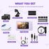 Chuanganzhuo 3X 5'' 1080P 5inch, Baby Car Camera with Advanced Crystal-Clear Night Vision, Zoom, USB Powered, AHD IPS