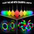 LED Poi Balls Set for Children and Adults - Luminous Premium Toy for Beginners & Professionals, Juggling Set