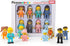 Picasso Toys 8 Piece Magnetic Action Figures Family Character Set for Building Block Tiles, Educational Kit