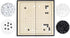 Set 11 inches Set, (19 19) Go Game - Foldable, Portable and Travel x Strategic Magnetic Board Game (weiqi)