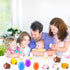 12PCS Easter Eggs Filled with Pull Back Car Toys, Easter Basket Stuffer for Toddler Boy Girl, Plastic Easter Eggs