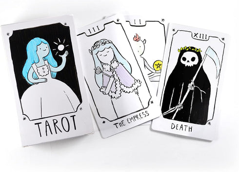 Apostrophe Games Tarot Size Blank Playing Cards (Matte Finish) 4.72" x 2.76", 80 Blank Cards
