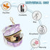 YETTASBIN Beautiful Flower Portable Pacifier Holder Case with Metal Hook Buckle & Zipper for Diaper Bag and Stroller