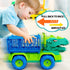 MindPal 19 1 3-5 5-7, Set 3 8 3 4 5 6 7 in Dinosaur Toys for Kids Dinosaur Truck for Toddlers with Pull Back Cars, Dino